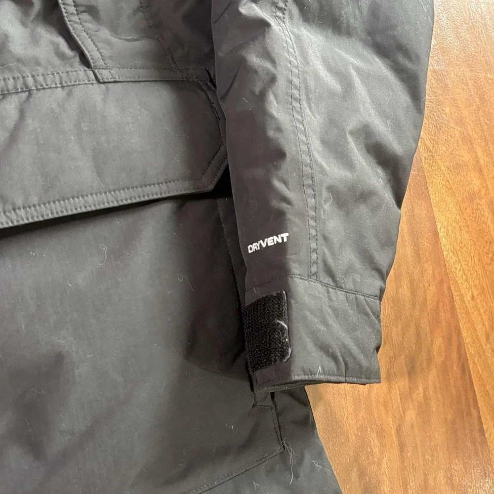 The North Face Jacket Mens Small Black Down DryVent 600 Hooded Parka NF0A5GJF